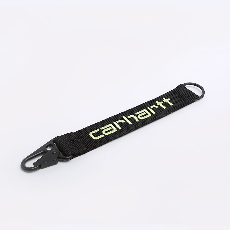  черная ключница Carhartt WIP Jaden Keyholder I027773-black/lime - цена, описание, фото 1